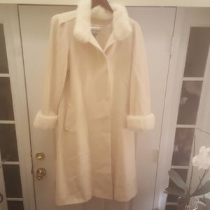Marvin Richards Cashmere Coat USA with Mink trim